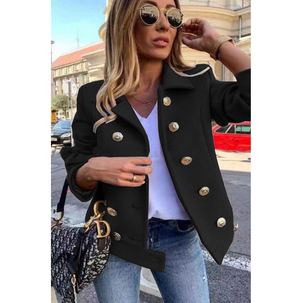 Casual Slim Woolen Jacket - Image 7