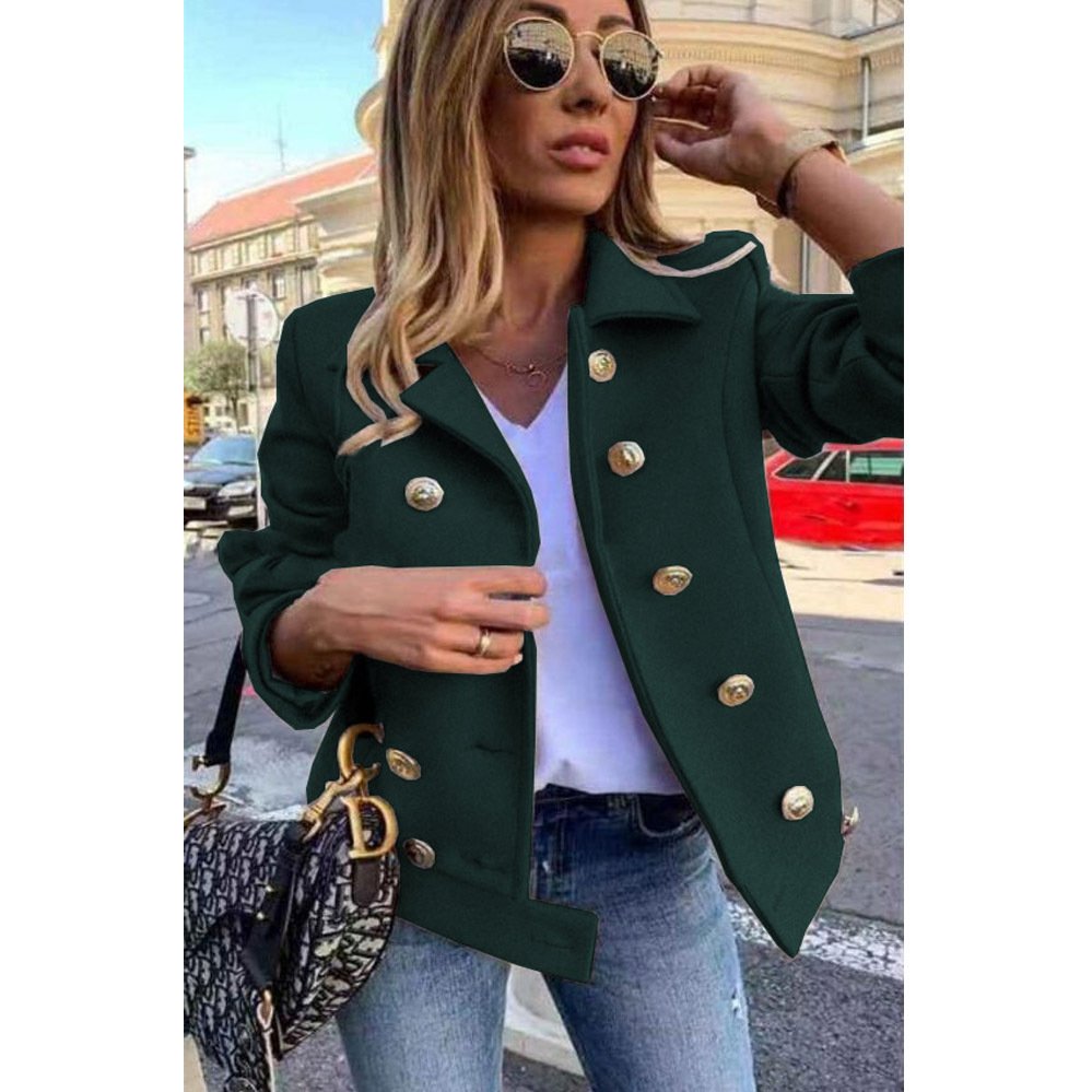 Casual Slim Woolen Jacket - Image 8