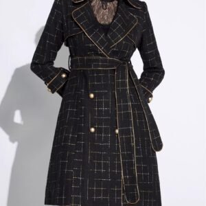 Waist Tight Slimming Overcoat