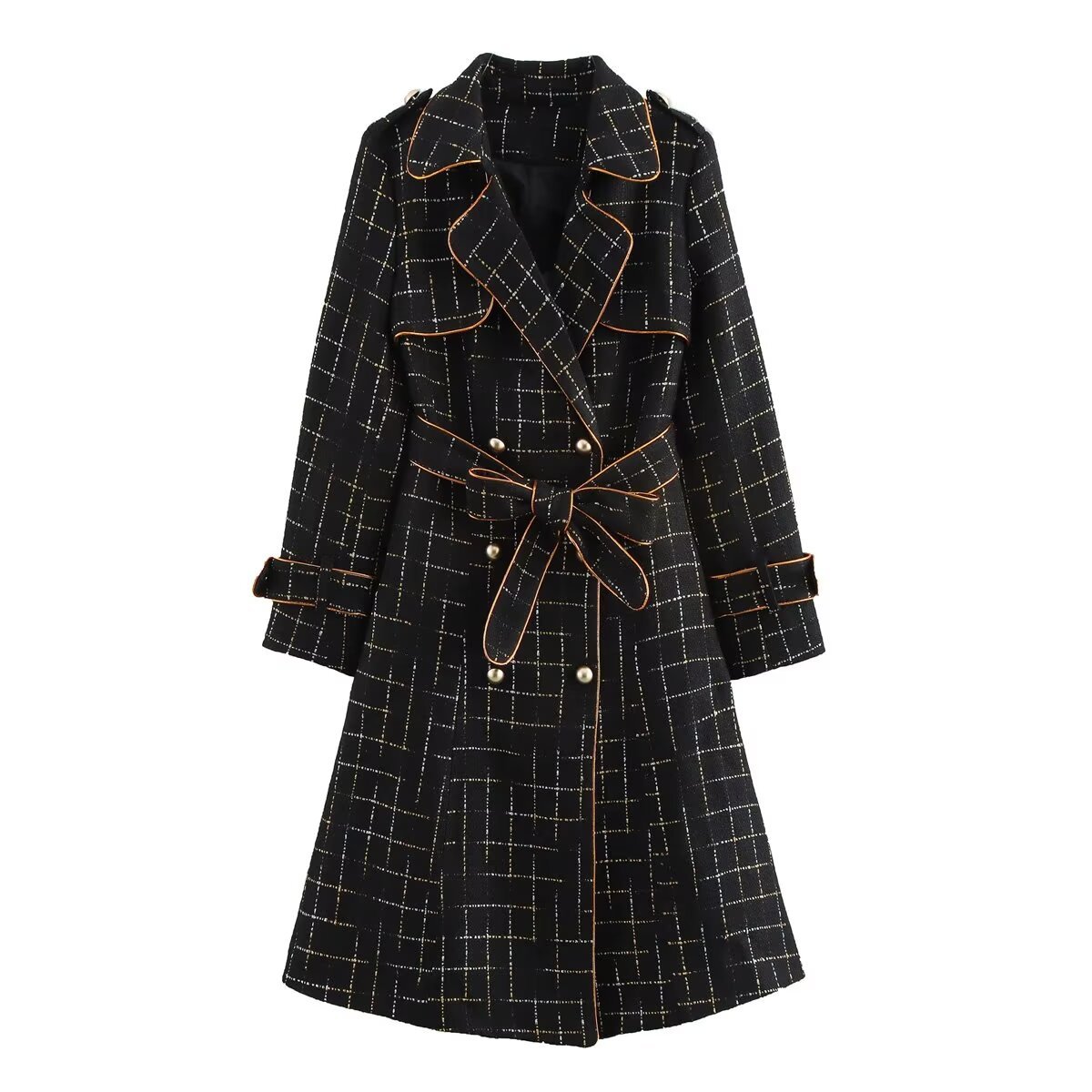 Waist Tight Slimming Overcoat - Image 2