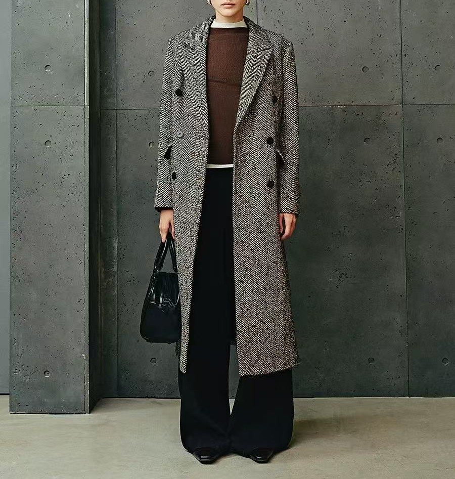 Elegant British Woolen Coat