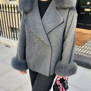 Fur Collar Short Coat