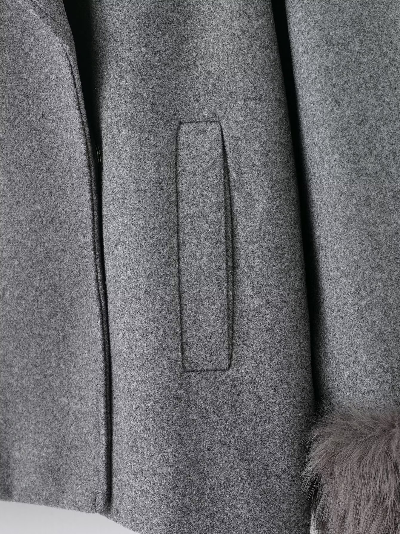 Fur Collar Short Coat - Image 7