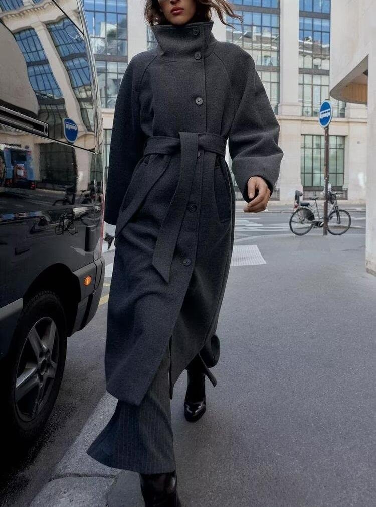 Popular Belt Overcoat