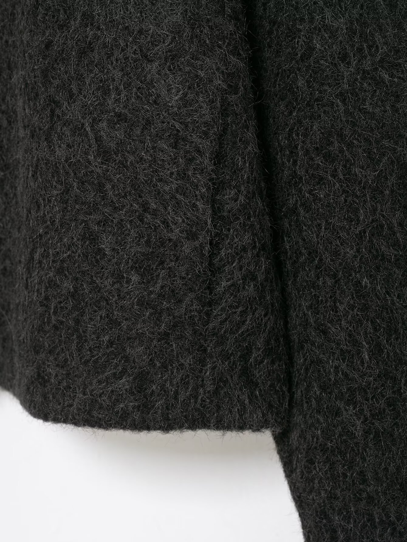 All Match Gray Plush Coat - Image 8