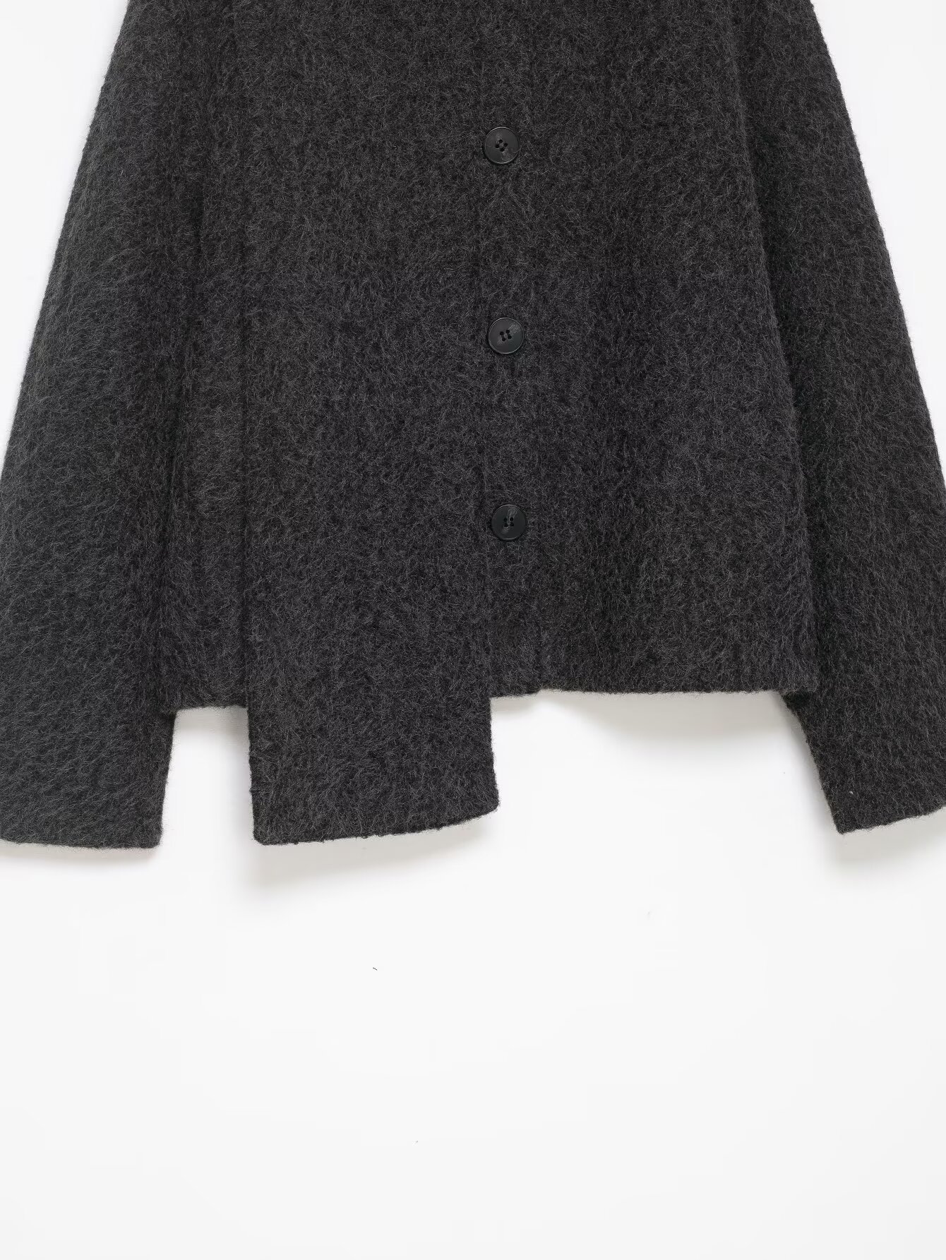 All Match Gray Plush Coat - Image 12