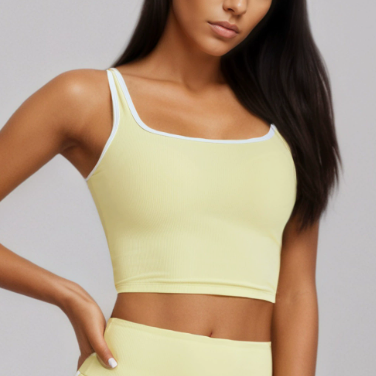Beautiful Ribbed Yoga Vest