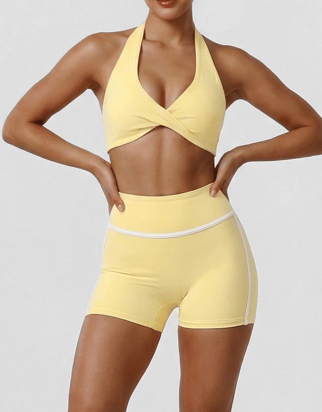 Yoga Halter Backless Sets