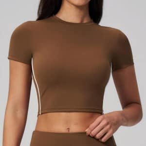 Brushed Tight Yoga T shirt