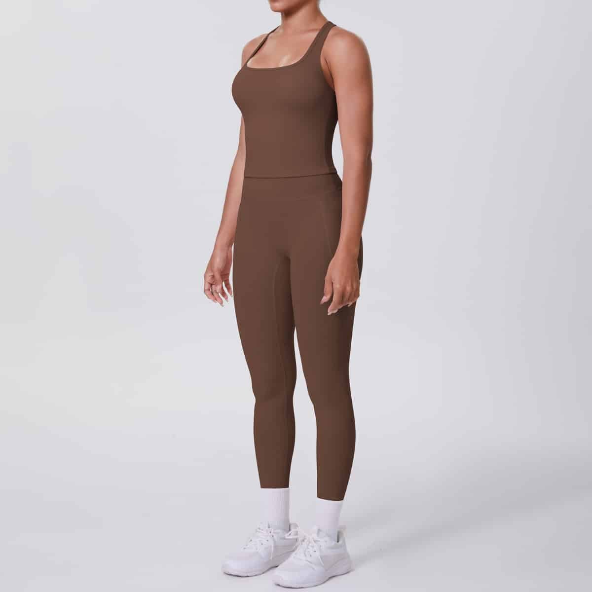Brushed H Shaped Yoga Set - Image 6