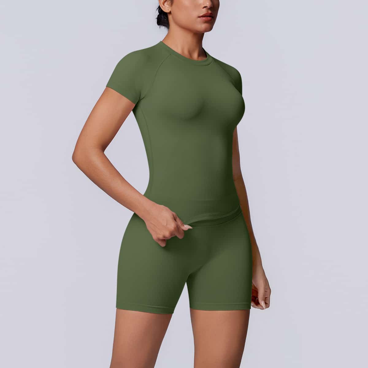 Seamless Knitted Yoga Set - Image 10