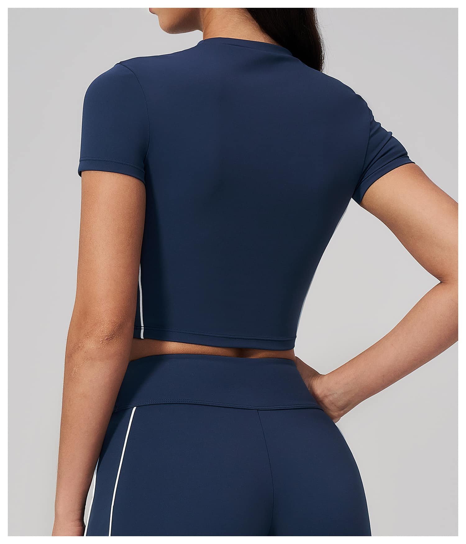 Brushed Tight Yoga T shirt - Image 4