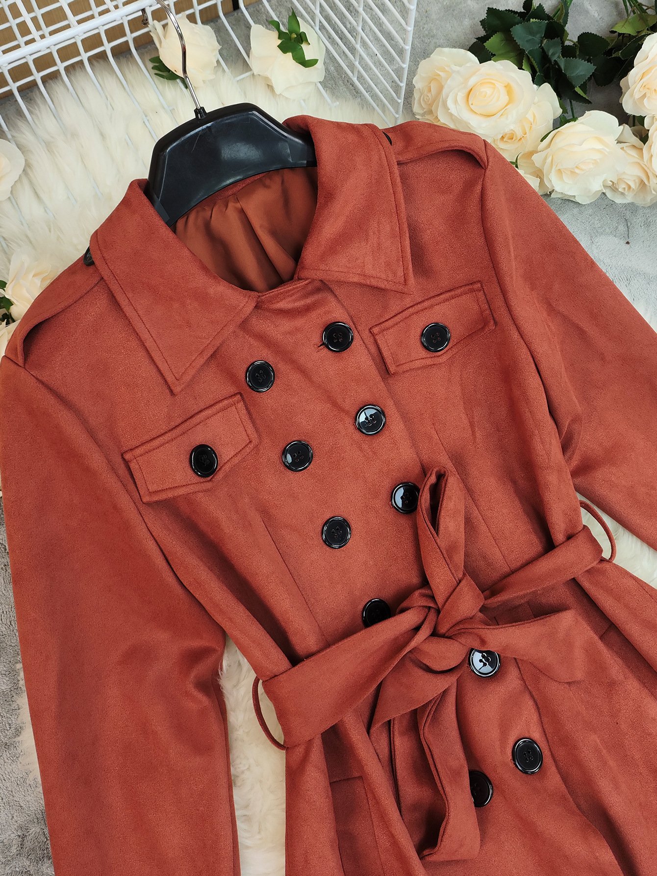 Thickened Long Coat - Image 4