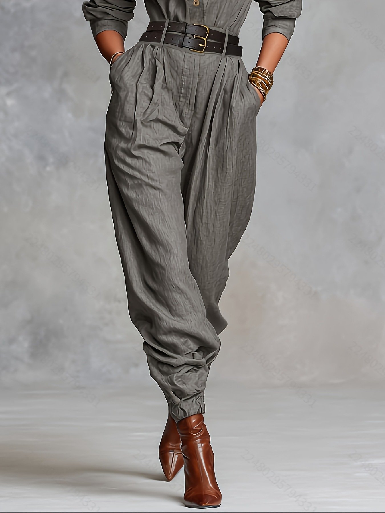 French Office Jumpsuit - Image 4