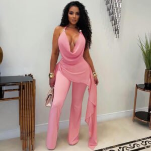 Fluttering Ribbon Jumpsuit