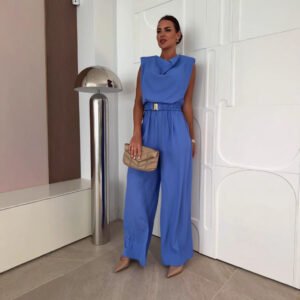 Office Wide Leg Jumpsuit
