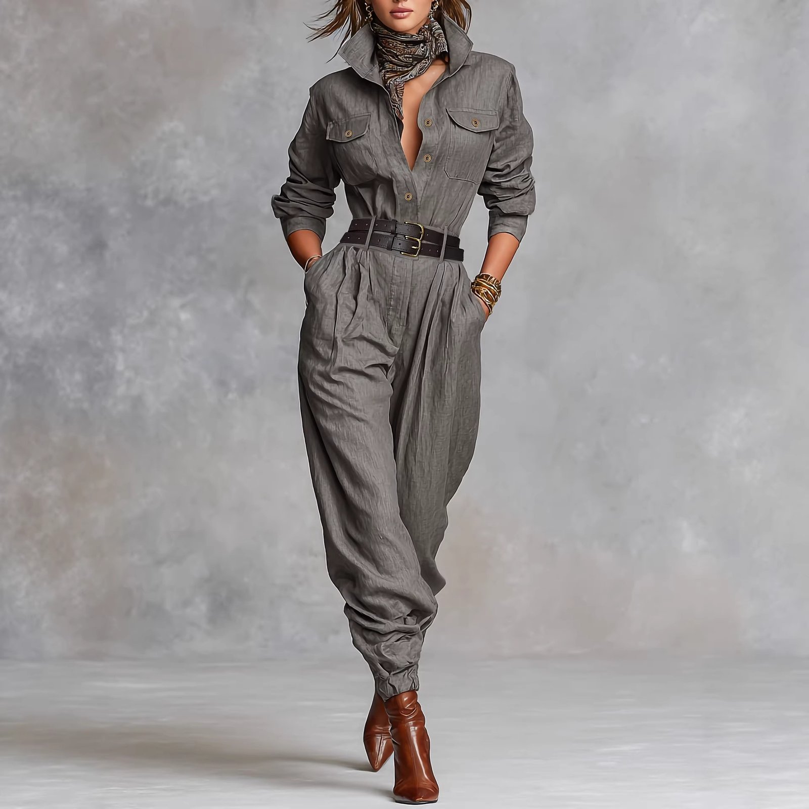 French Office Jumpsuit
