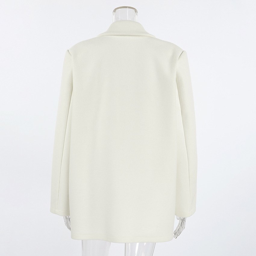 Casual White Blazer - Image 8