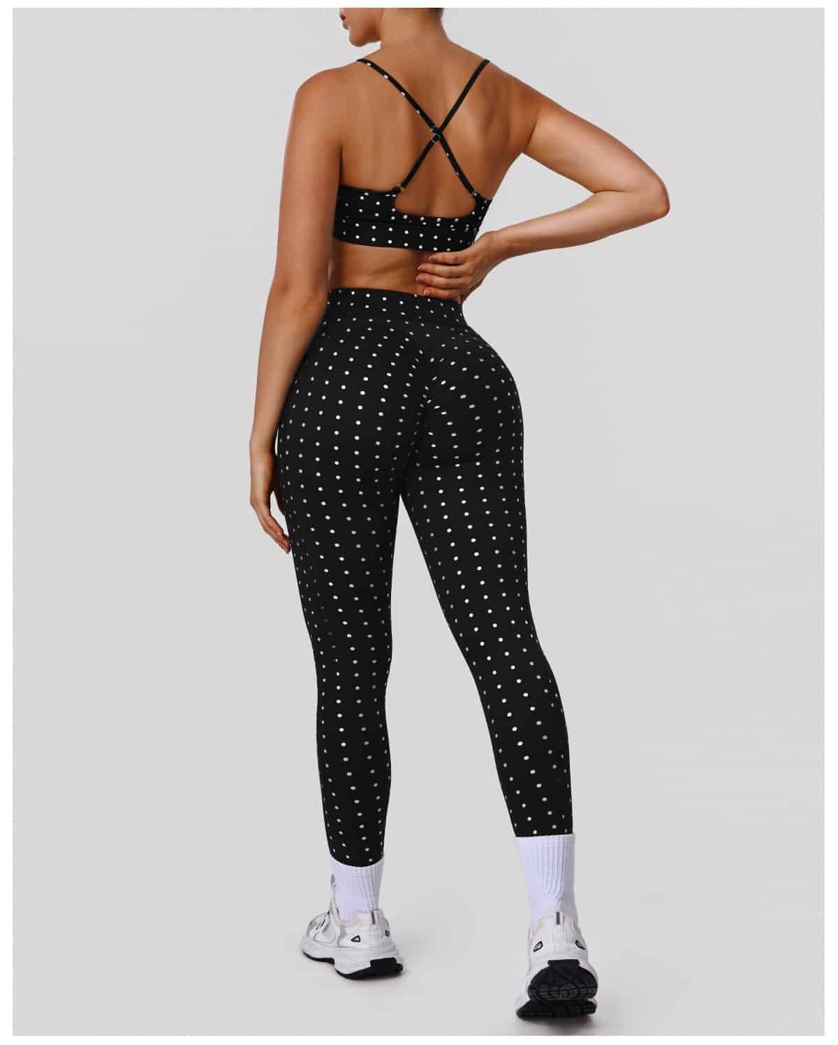 Polka Dot Yoga Sets - Image 4