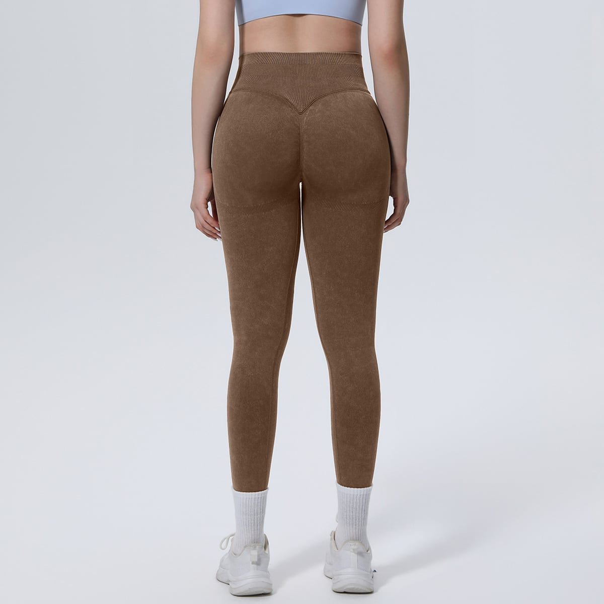 Seamless Knitted Yoga Pants - Image 3