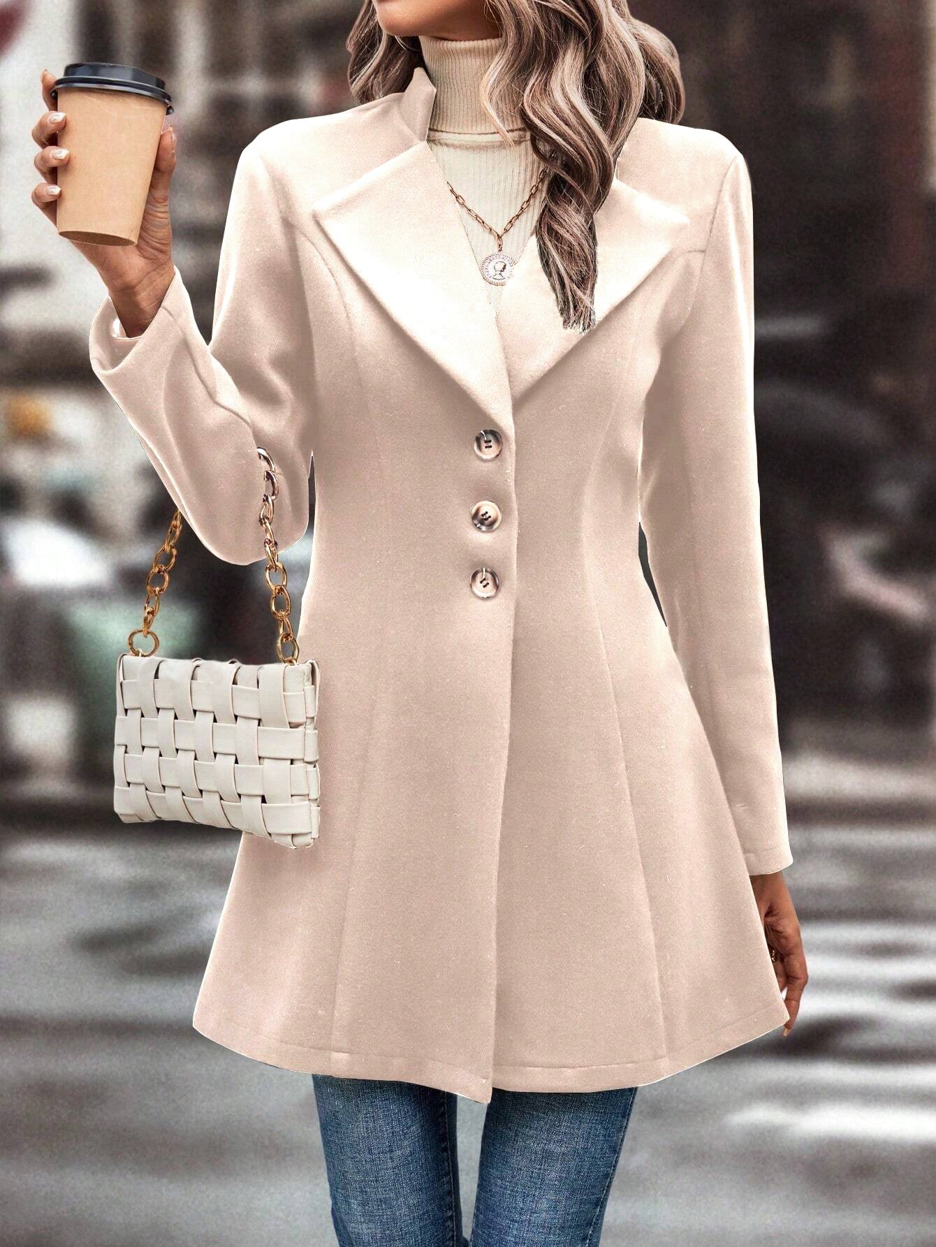 Slim Fit Wool Coat - Image 7