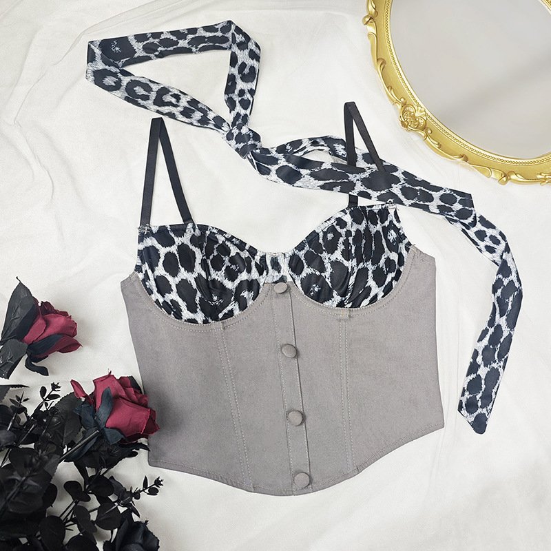 Leopard Halter Corset - Image 6