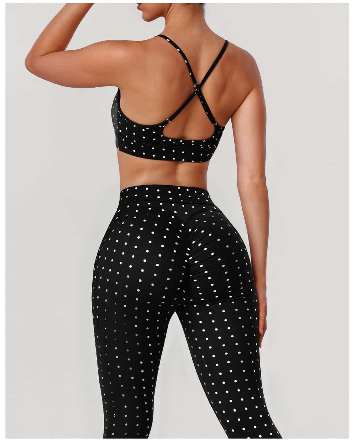 Polka Dot Yoga Sets - Image 3