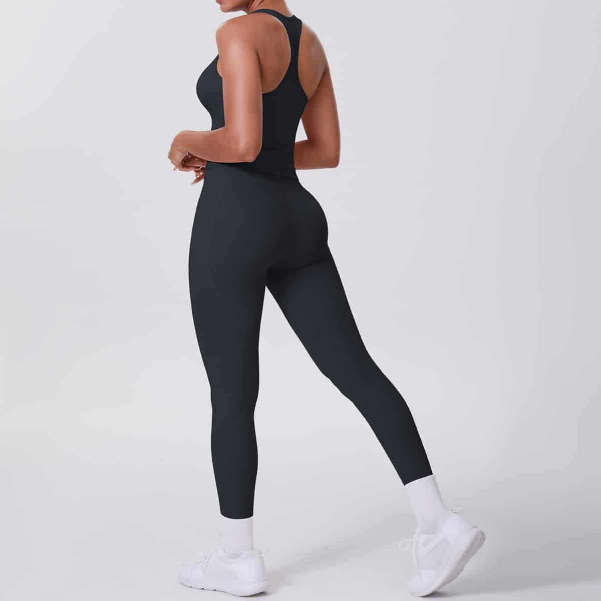 Brushed H Shaped Yoga Set - Image 9