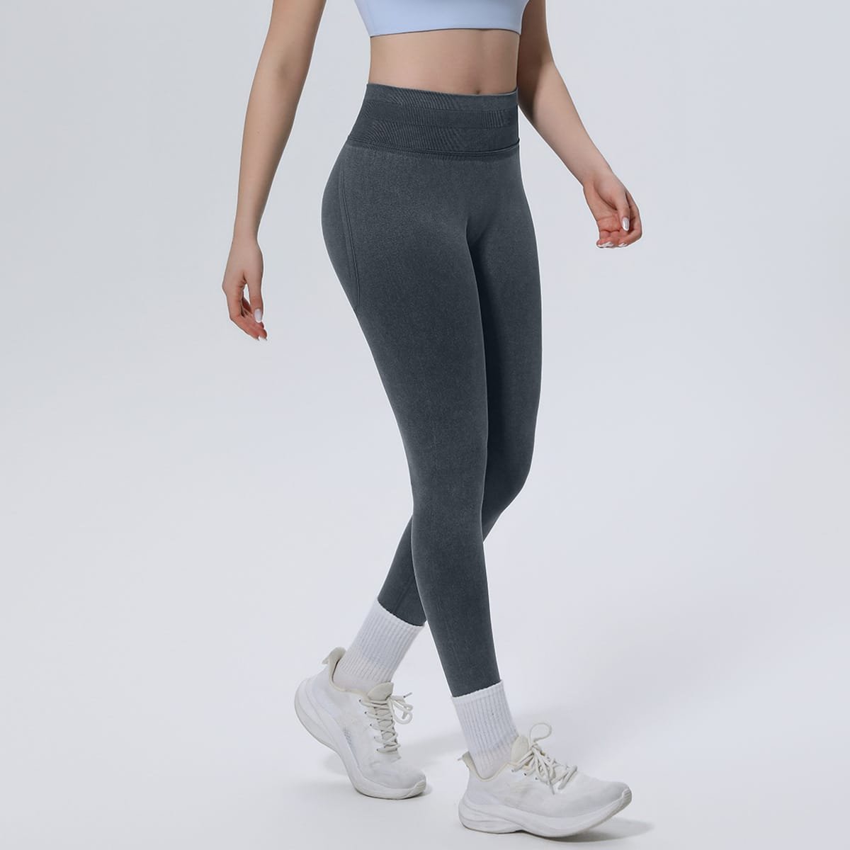Seamless Knitted Yoga Pants - Image 12
