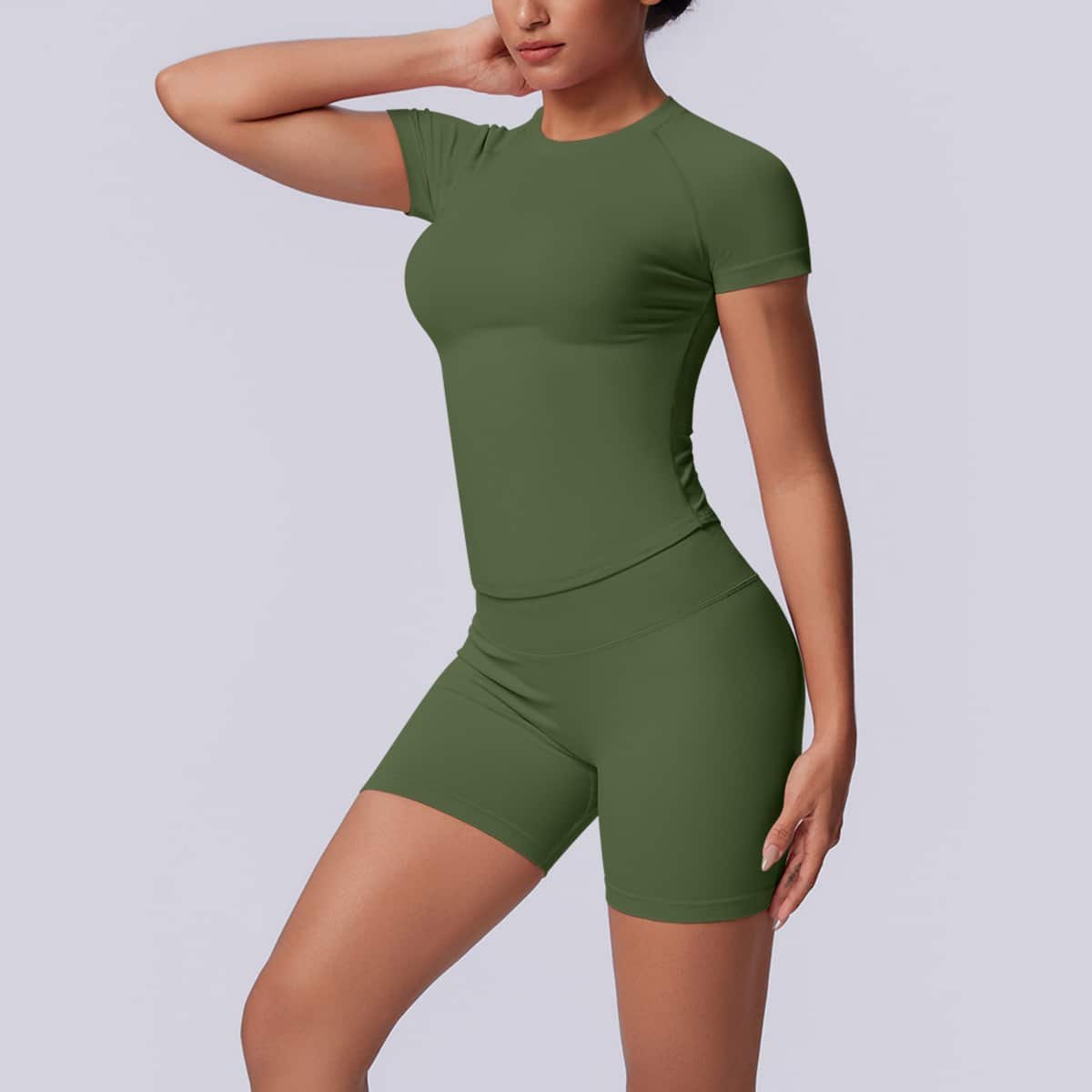 Seamless Knitted Yoga Set - Image 12
