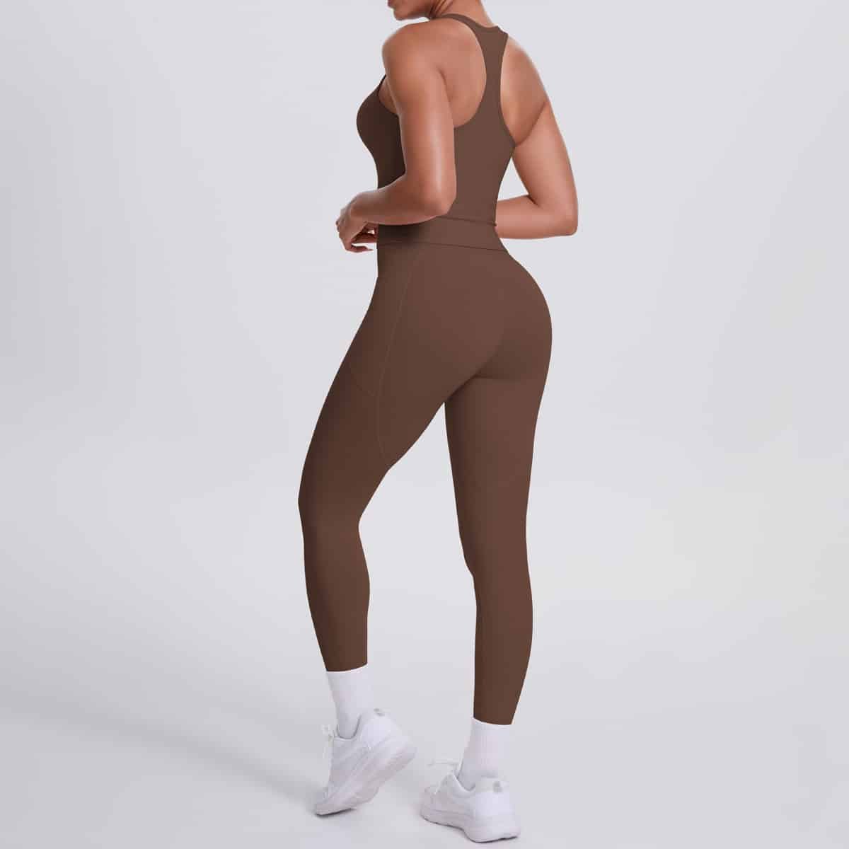 Brushed H Shaped Yoga Set - Image 4