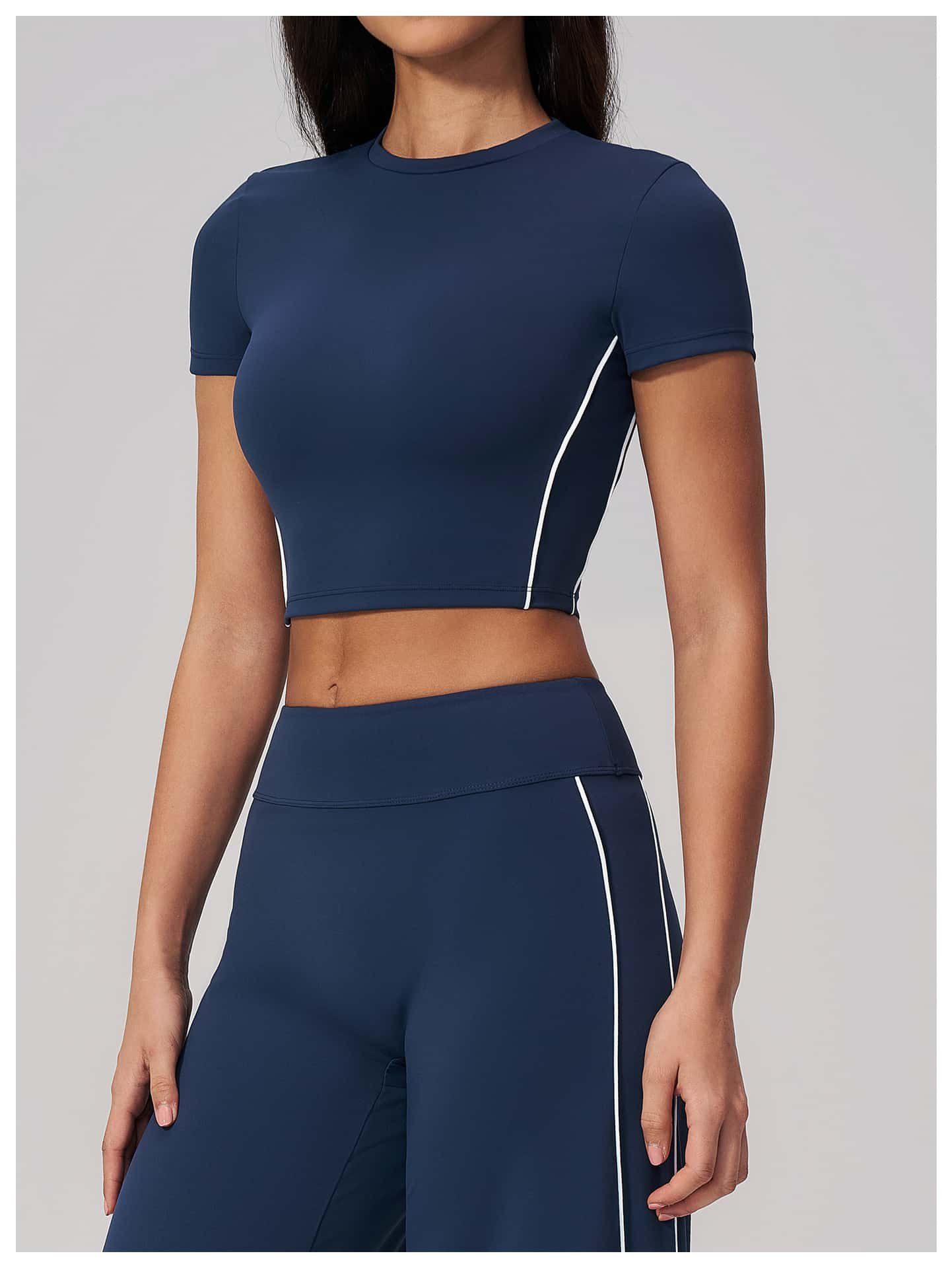 Brushed Tight Yoga T shirt - Image 3