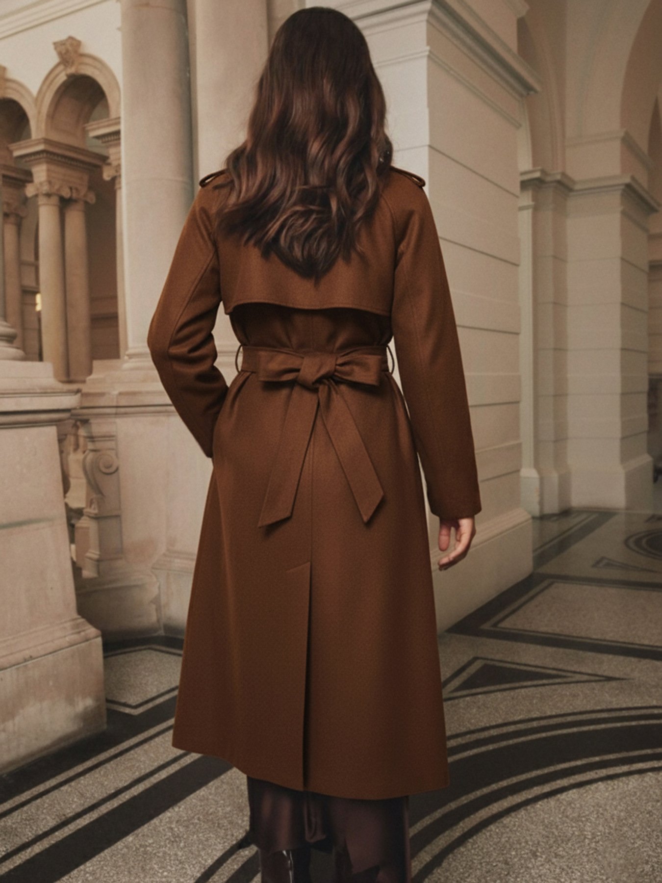 High Grade Elegant Woolen Coat - Image 4
