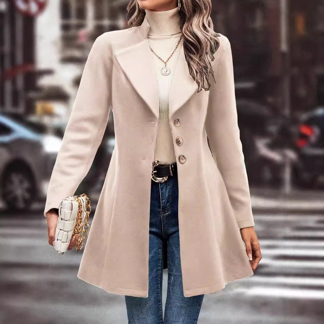 Slim Fit Wool Coat