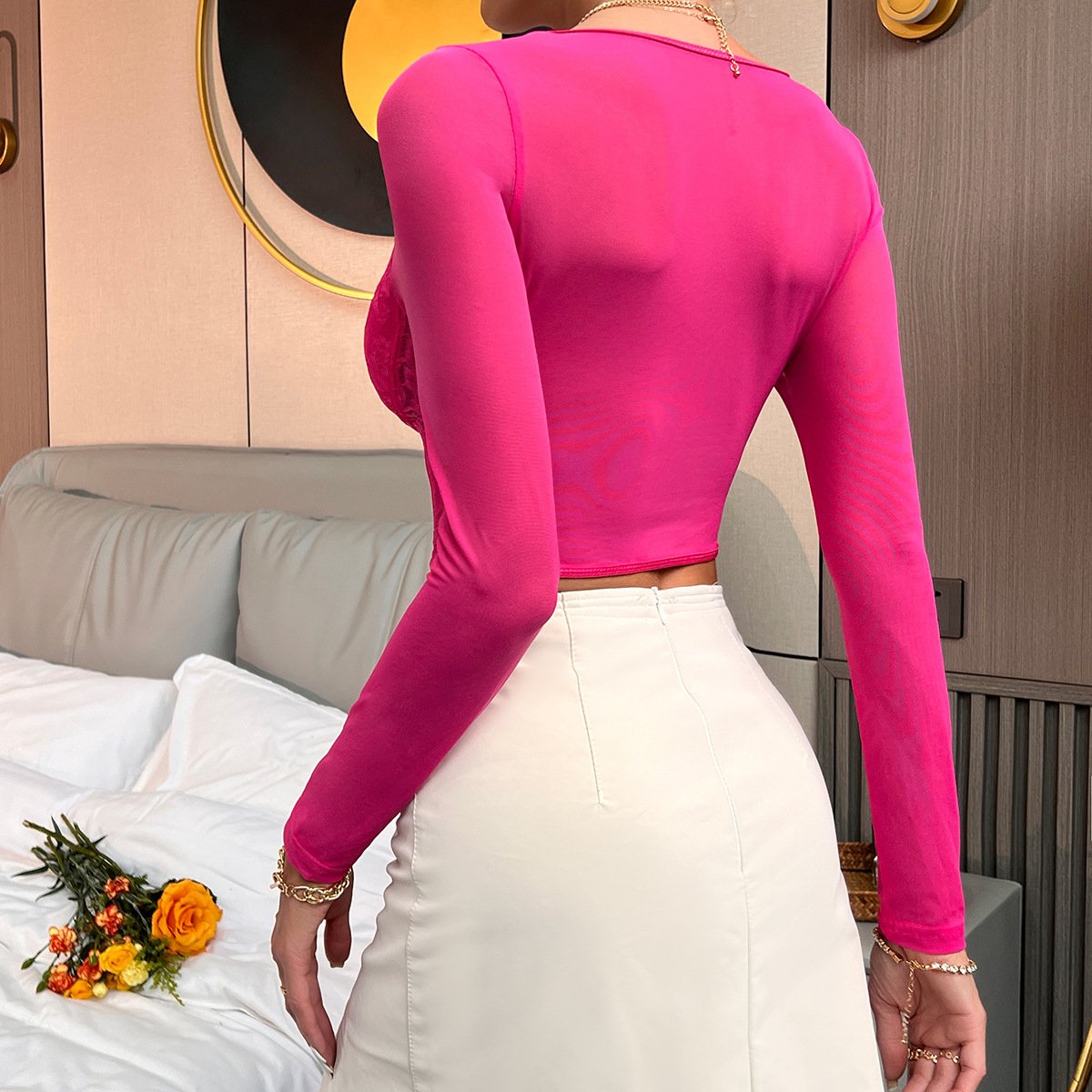 Gorgeous Mesh Boning Corset - Image 5