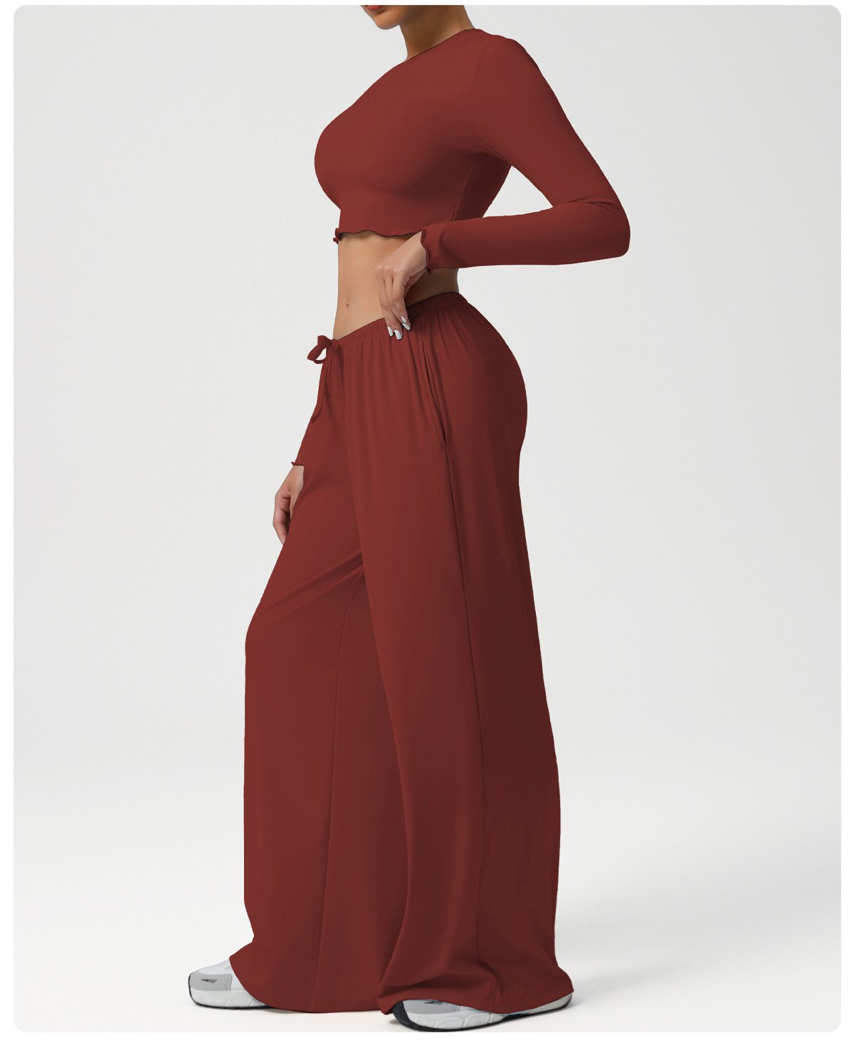 Loose Drooping Yoga Sets - Image 9