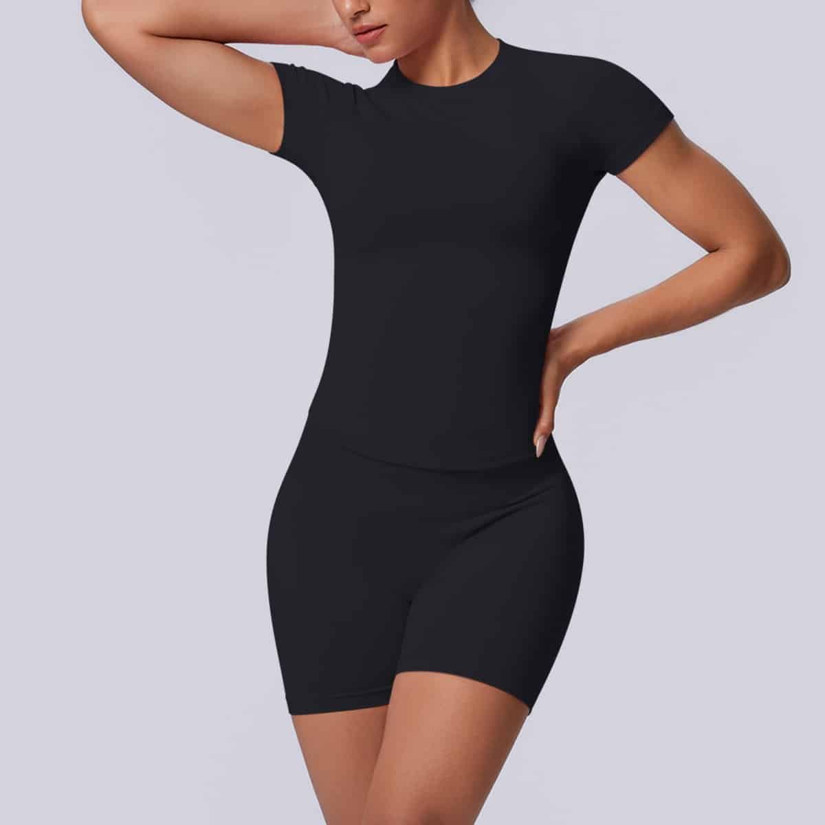 Seamless Knitted Yoga Set - Image 14