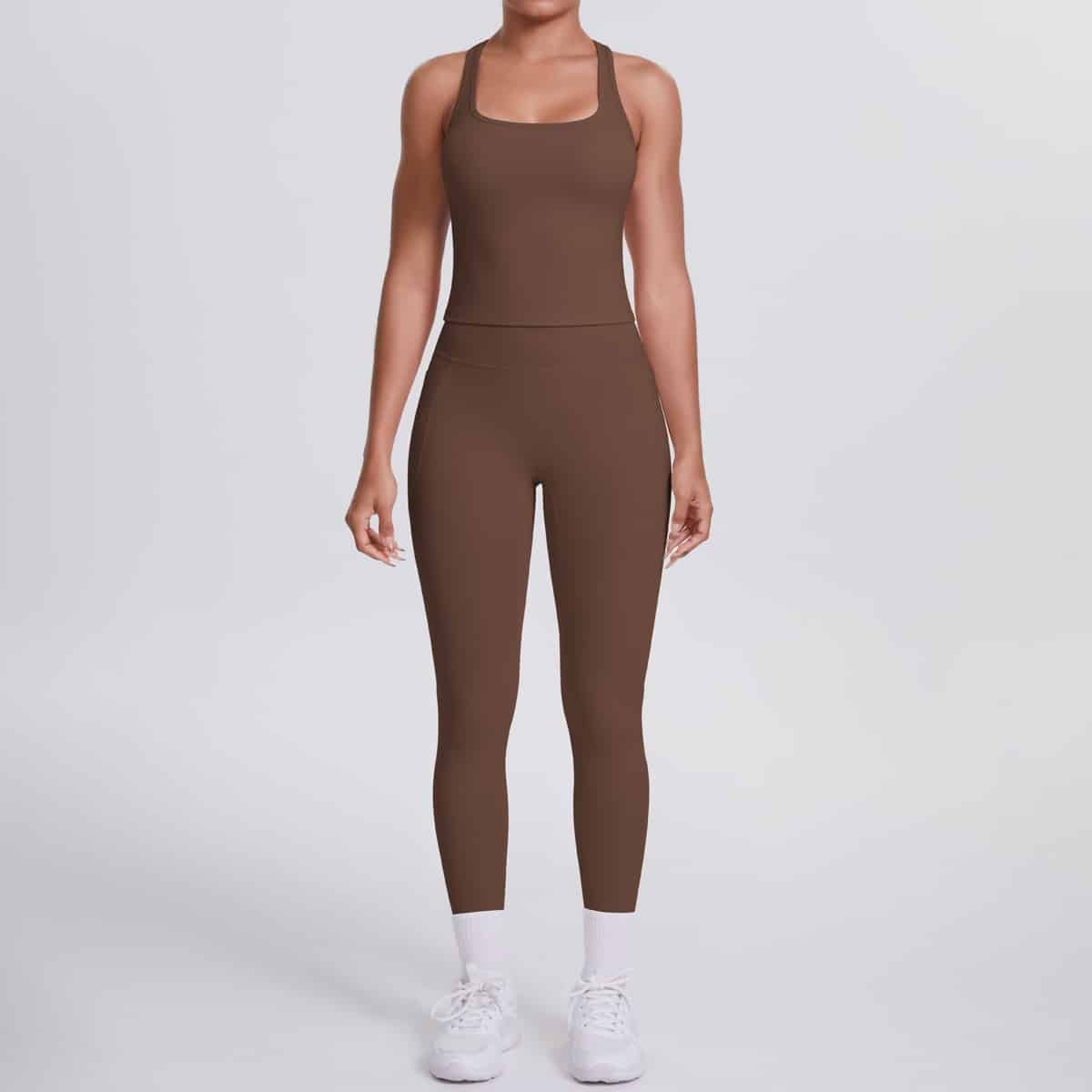Brushed H Shaped Yoga Set - Image 5