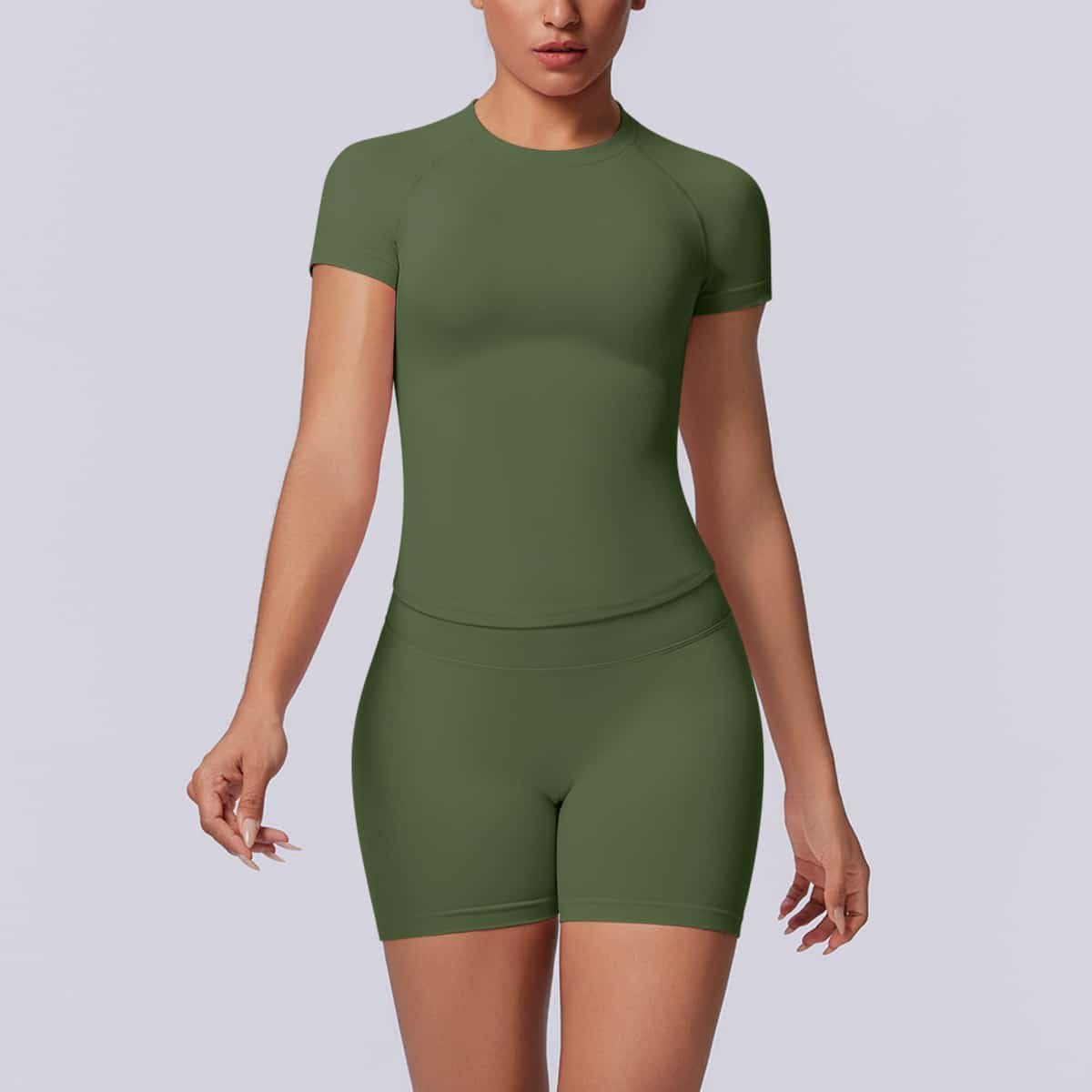 Seamless Knitted Yoga Set - Image 11