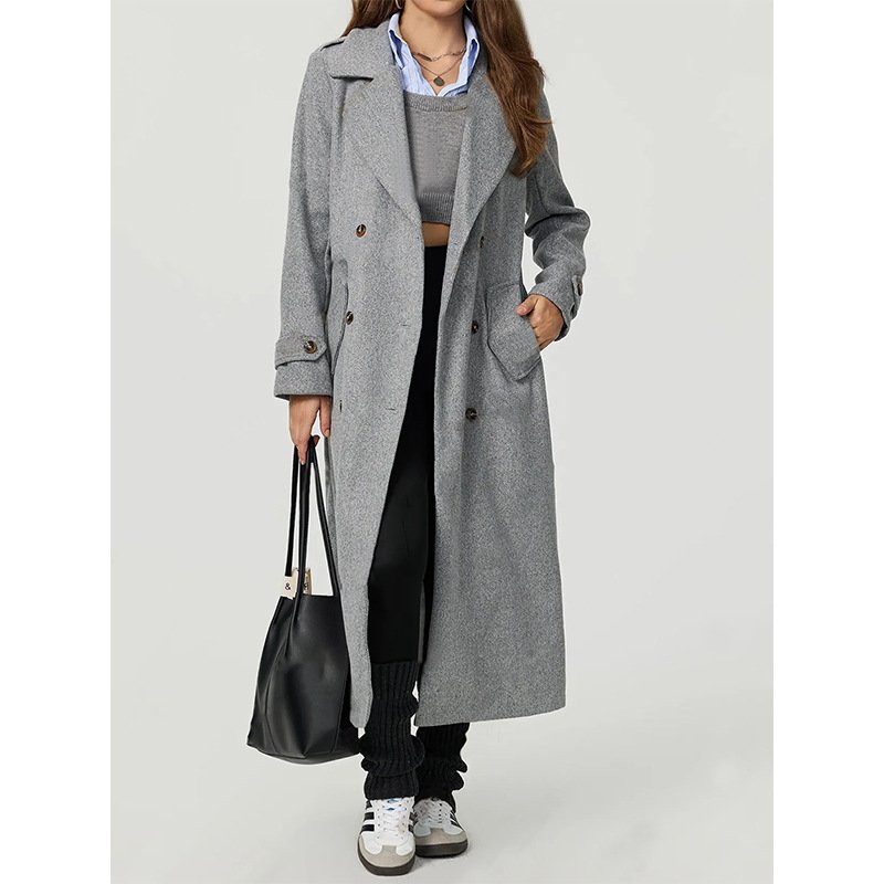 Cozy Long Woolen Outerwear