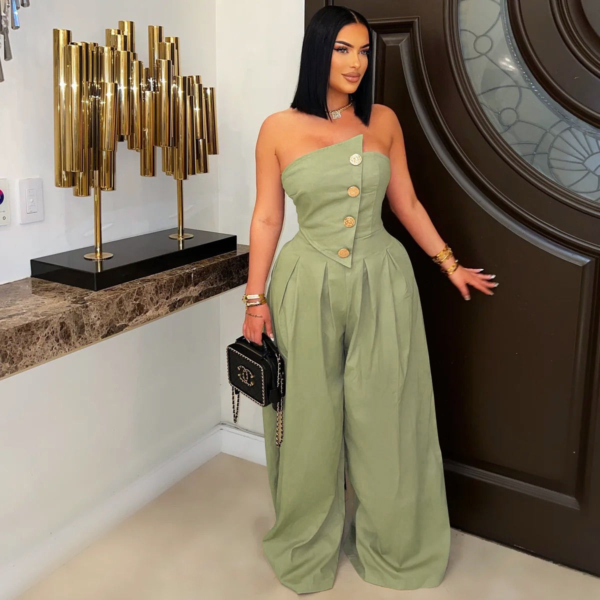 Beautiful Wide Leg Jumpsuit - Image 3