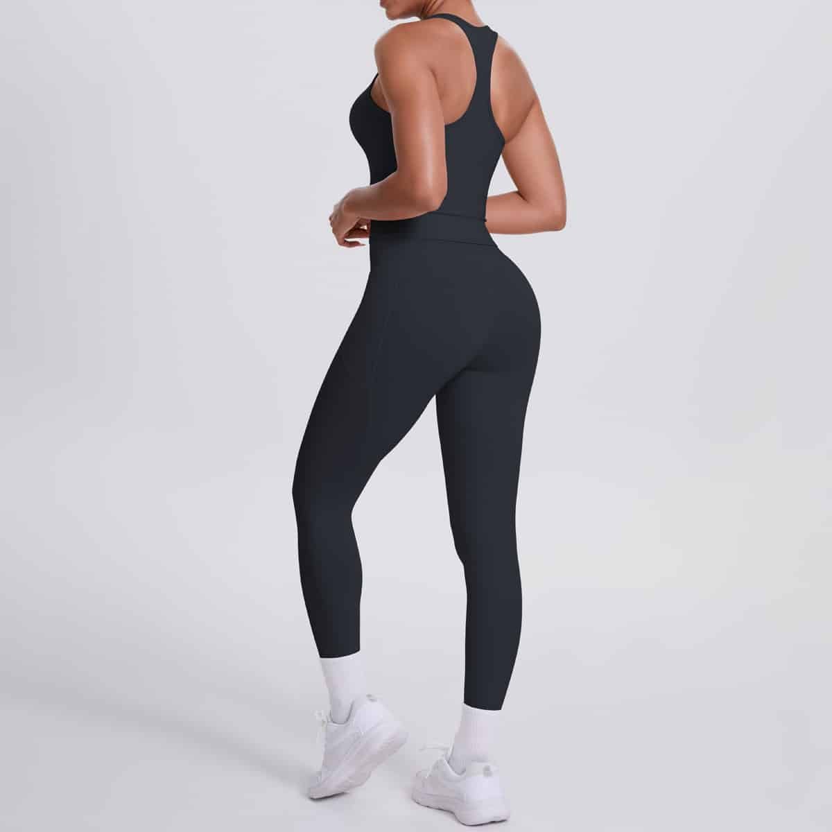 Brushed H Shaped Yoga Set - Image 11