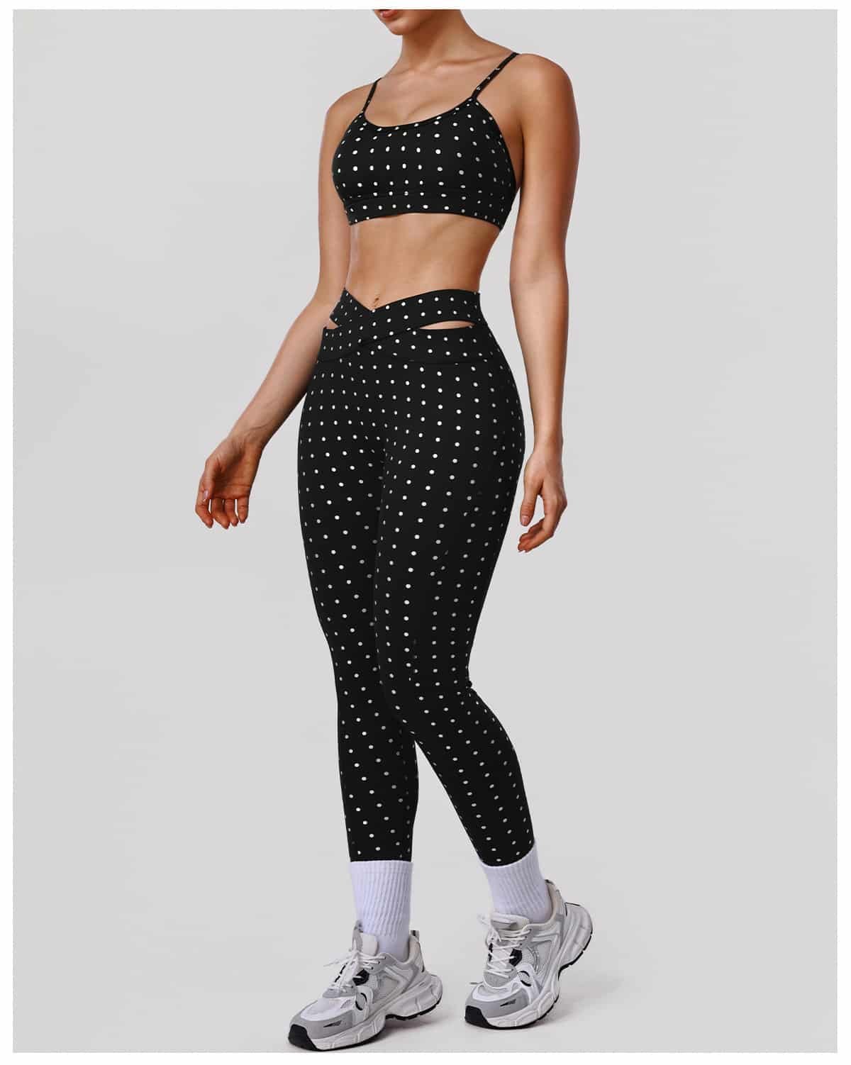 Polka Dot Yoga Sets - Image 2