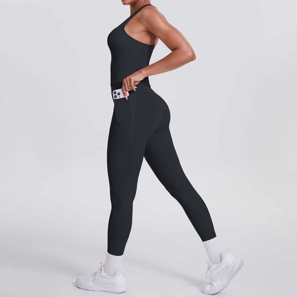 Brushed H Shaped Yoga Set - Image 12