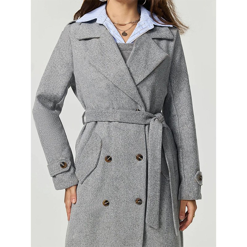 Cozy Long Woolen Outerwear - Image 3