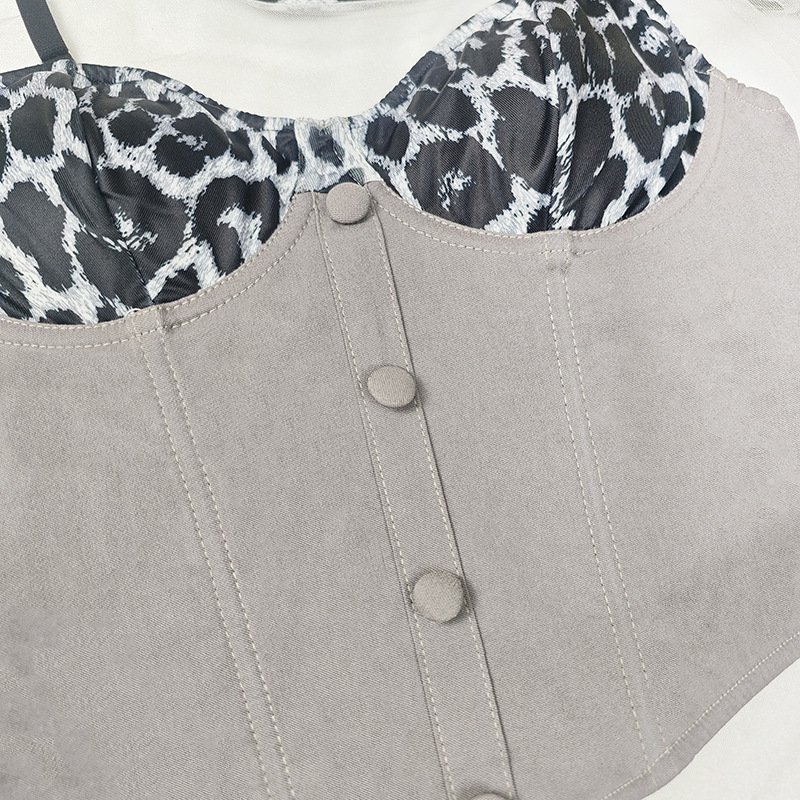 Leopard Halter Corset - Image 9