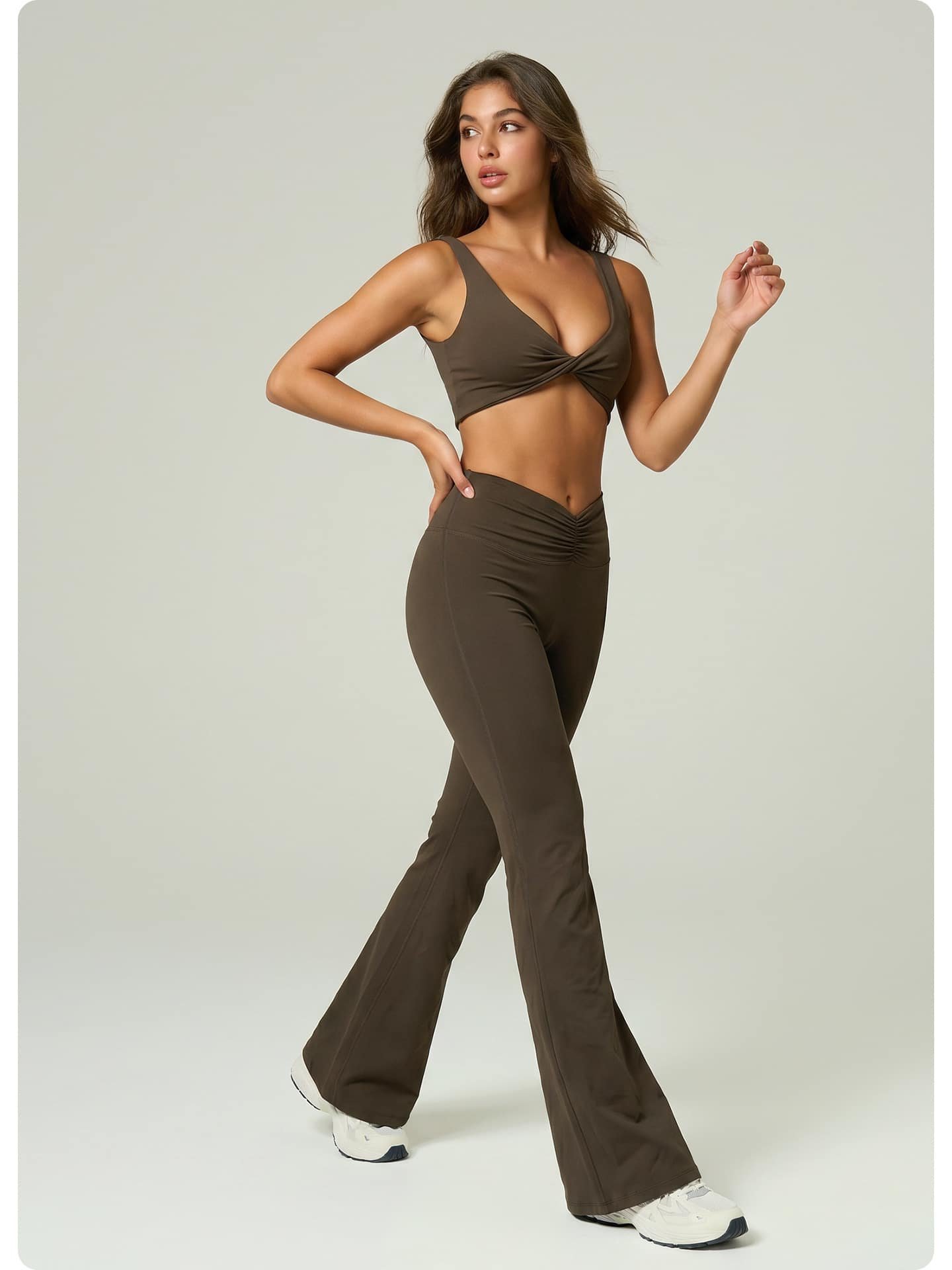 Flared Pants Yoga Set - Image 4