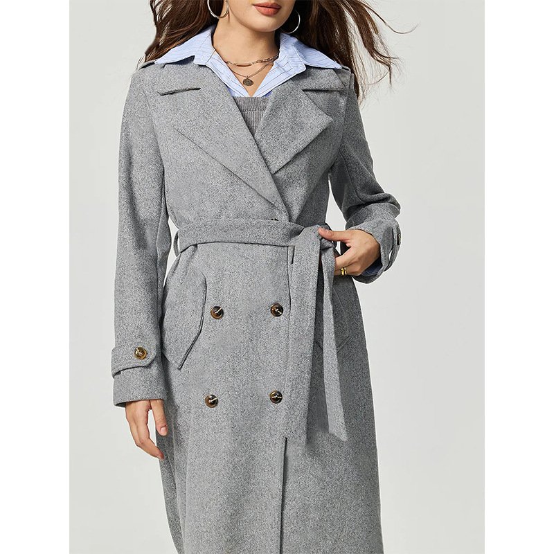 Cozy Long Woolen Outerwear - Image 2