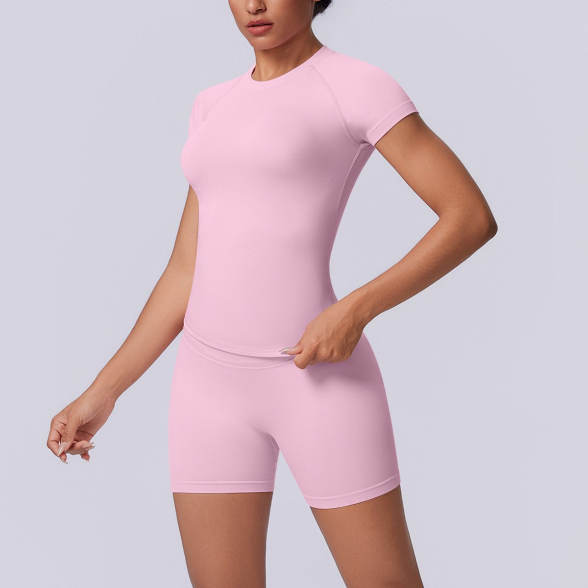 Seamless Knitted Yoga Set - Image 3