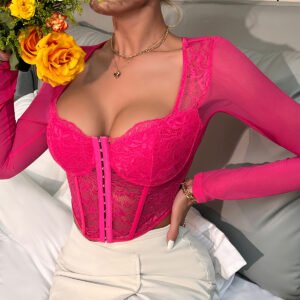 Gorgeous Mesh Boning Corset